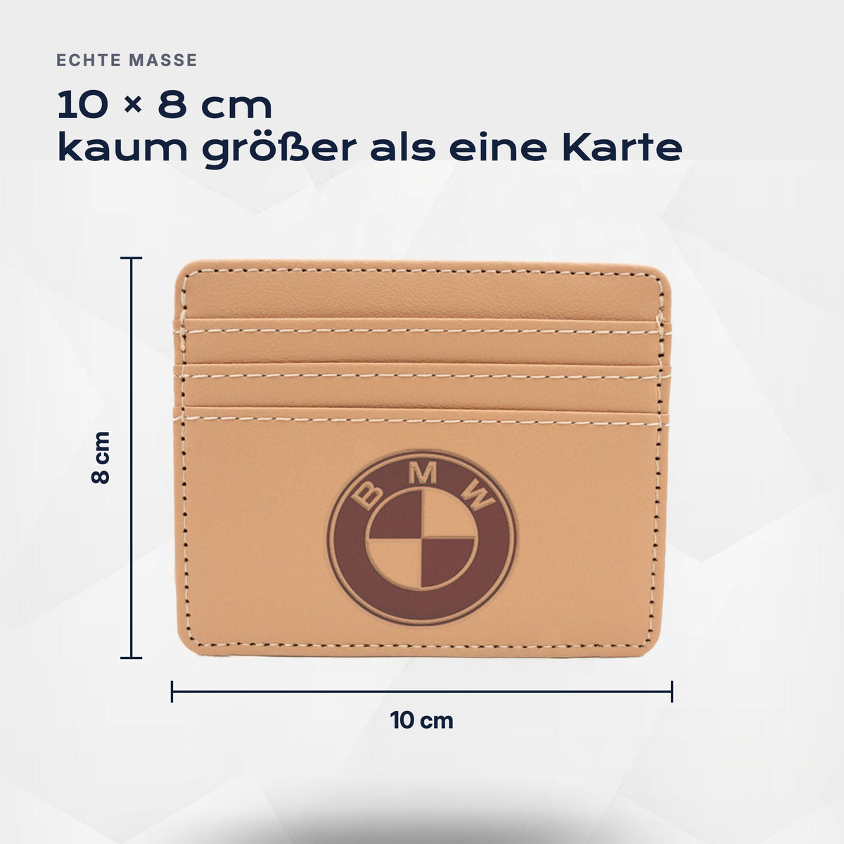 Kartenetui BMW von Atelier Guillot: 10 × 8 cm, kaum größer als eine Karte