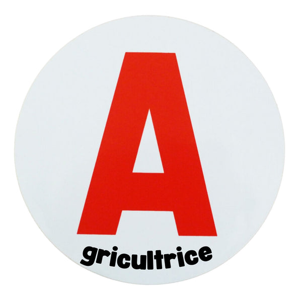 Disco A "Agricultrice" – Adesivo magnetico