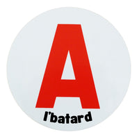 Disc A "Al Bâtard" – Magnetaufkleber