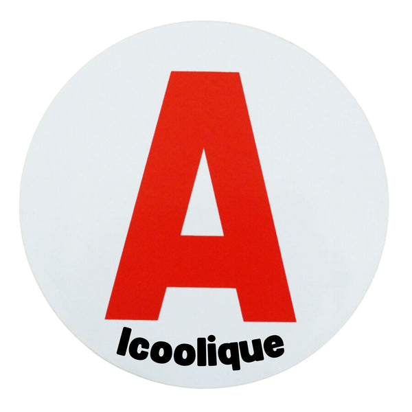 Disco A "Alcoolique" – Adesivo magnetico
