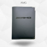 Porte carte grise AMG Mercedes – étui simili cuir gravure laser Atelier Guillot
