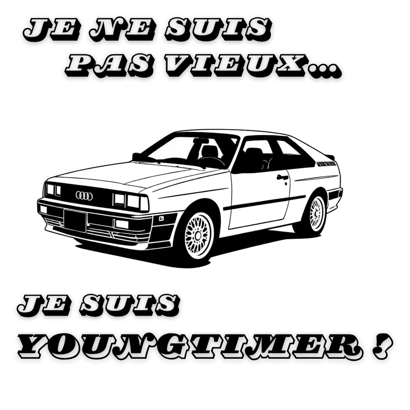 Mug Youngtimer Audi Quattro