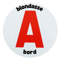 Scheibe A „Blondine an Bord“ – Magnetschalter