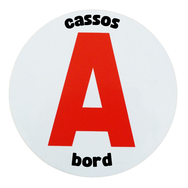 Disco A "Cassos à Bord" – Adesivo magnetico