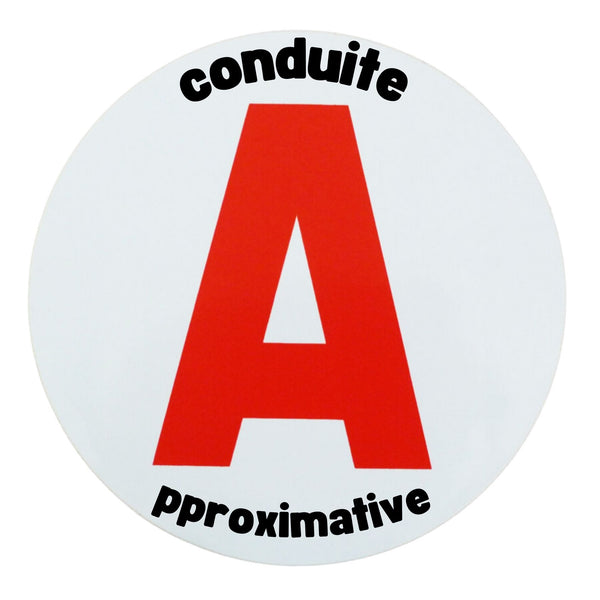 Disco A "Conduite Approximative" – Adesivo magnetico