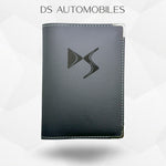 Porte carte grise DS Automobiles – étui simili cuir gravure laser Atelier Guillot