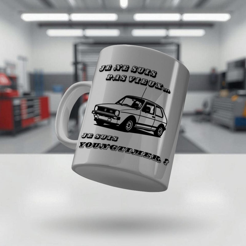 Mug Youngtimer Golf GTI