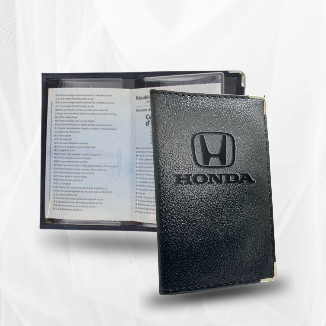 Porte carte grise <br> Honda