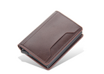 Charger l&#39;image dans la galerie, Porte Cartes Homme Personnalisé en cuir marron
