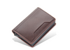 Porte Cartes Homme Personnalisé en cuir marron