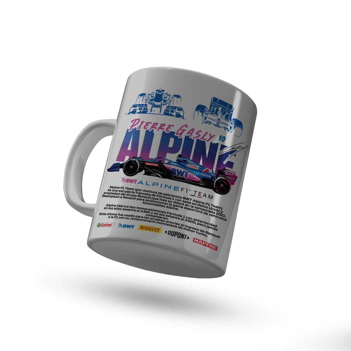 Alpine Tasse Pierre Gasly