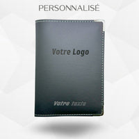 Porte carte grise personnalisé – étui simili cuir gravure laser Atelier Guillot
