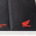 Charger l&#39;image dans la galerie, Porte Carte Grise Honda de couleur noir avec le logo rouge
