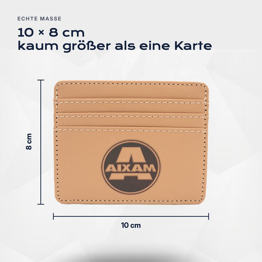 Kartenetui Aixam von Atelier Guillot: 10 × 8 cm, kaum größer als eine Karte