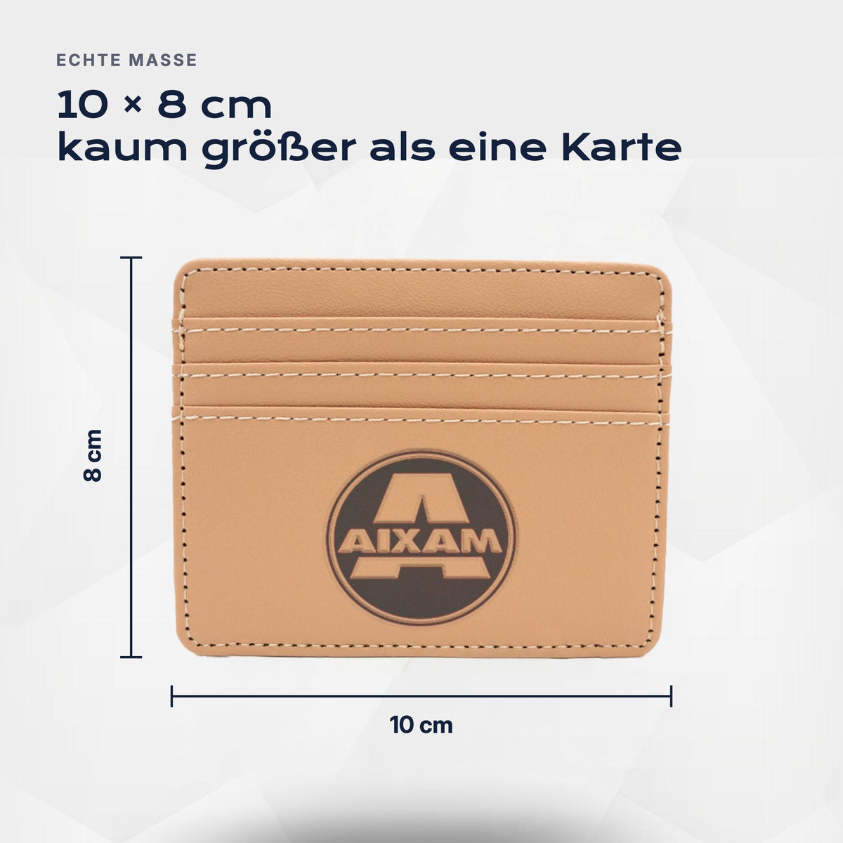 Kartenetui Aixam von Atelier Guillot: 10 × 8 cm, kaum größer als eine Karte