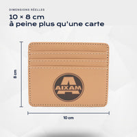 Porte-carte bancaire Aixam Atelier Guillot : 10 × 8 cm, à peine plus qu'une carte