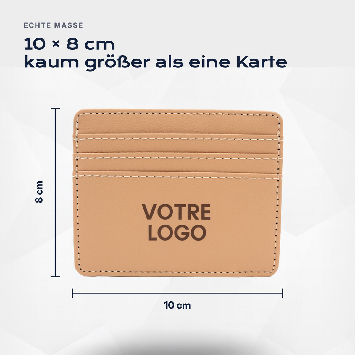 Kartenetui Personnalisé von Atelier Guillot: 10 × 8 cm, kaum größer als eine Karte