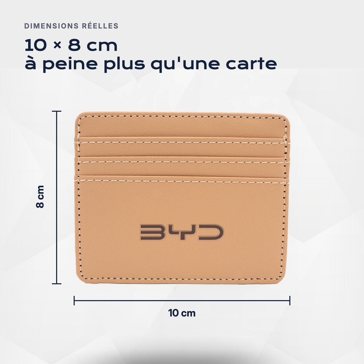 Porte-carte bancaire BYD Atelier Guillot : 10 × 8 cm, à peine plus qu'une carte