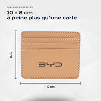 Porte-carte bancaire BYD Atelier Guillot : 10 × 8 cm, à peine plus qu'une carte
