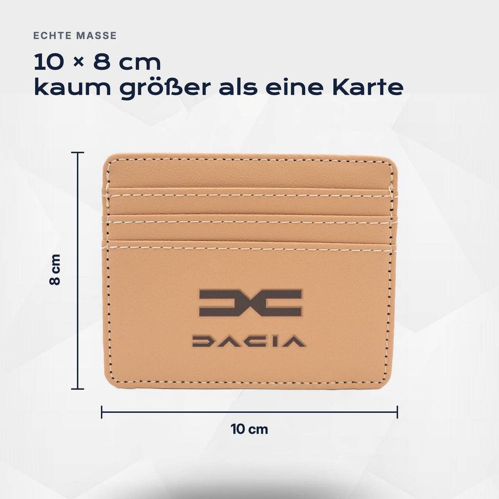 Kartenetui Dacia von Atelier Guillot: 10 × 8 cm, kaum größer als eine Karte