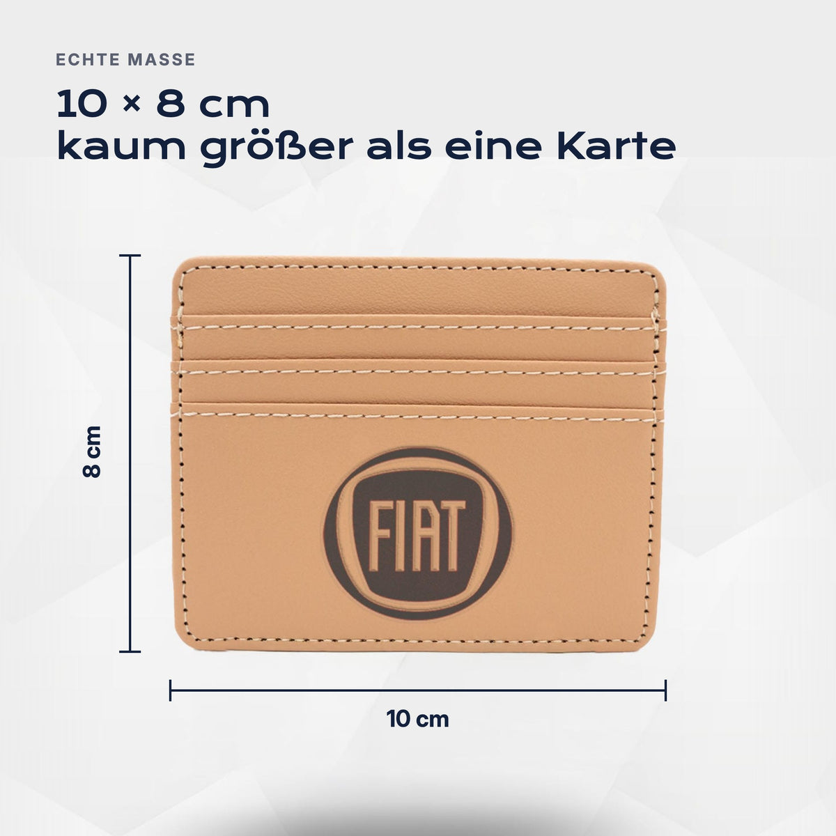 Kartenetui Fiat von Atelier Guillot: 10 × 8 cm, kaum größer als eine Karte