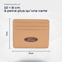 Porte-carte bancaire Ford Atelier Guillot : 10 × 8 cm, à peine plus qu'une carte