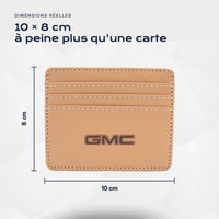 Porte-carte bancaire GMC Atelier Guillot : 10 × 8 cm, à peine plus qu'une carte