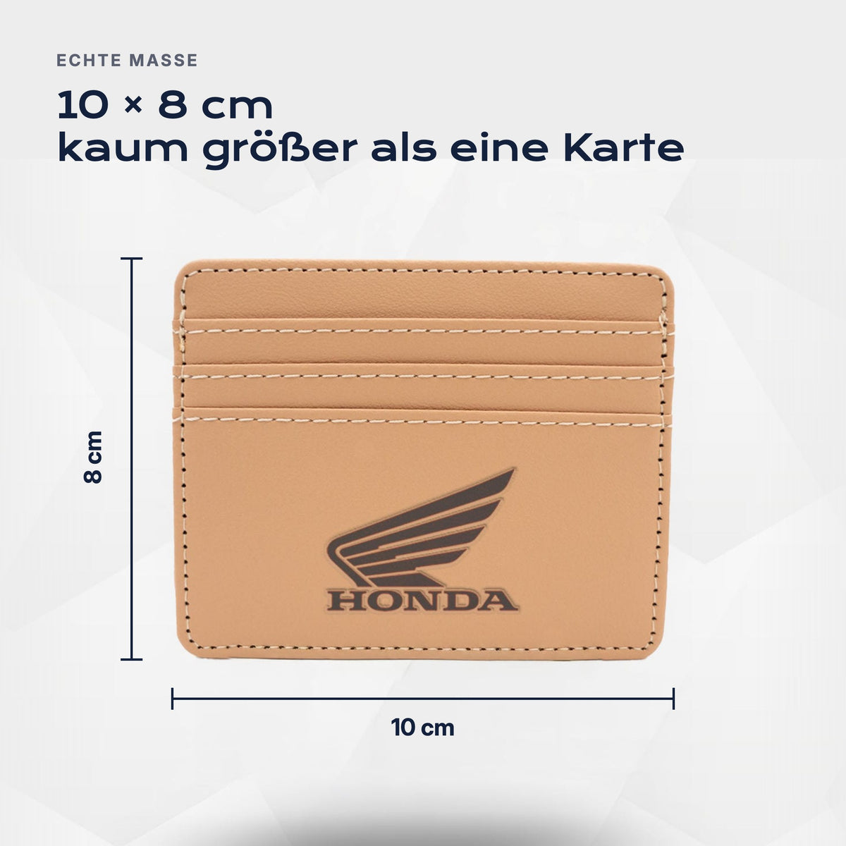 Kartenetui Honda Moto von Atelier Guillot: 10 × 8 cm, kaum größer als eine Karte