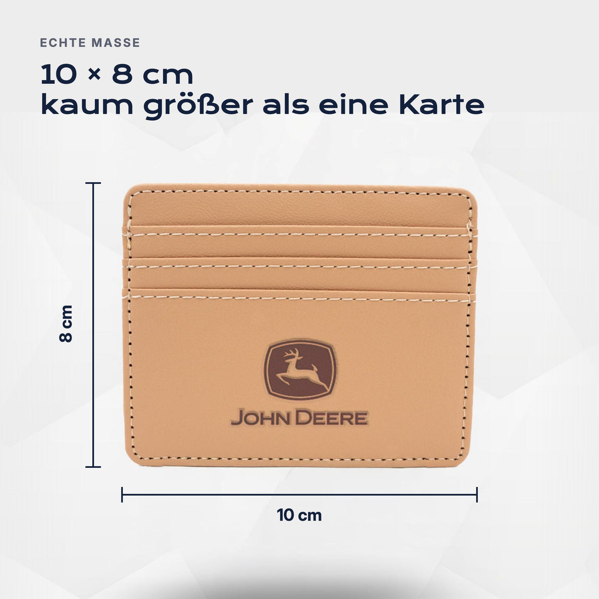 Kartenetui John Deere von Atelier Guillot: 10 × 8 cm, kaum größer als eine Karte