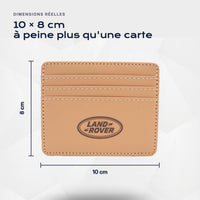 Porte-carte bancaire Land Rover Atelier Guillot : 10 × 8 cm, à peine plus qu'une carte