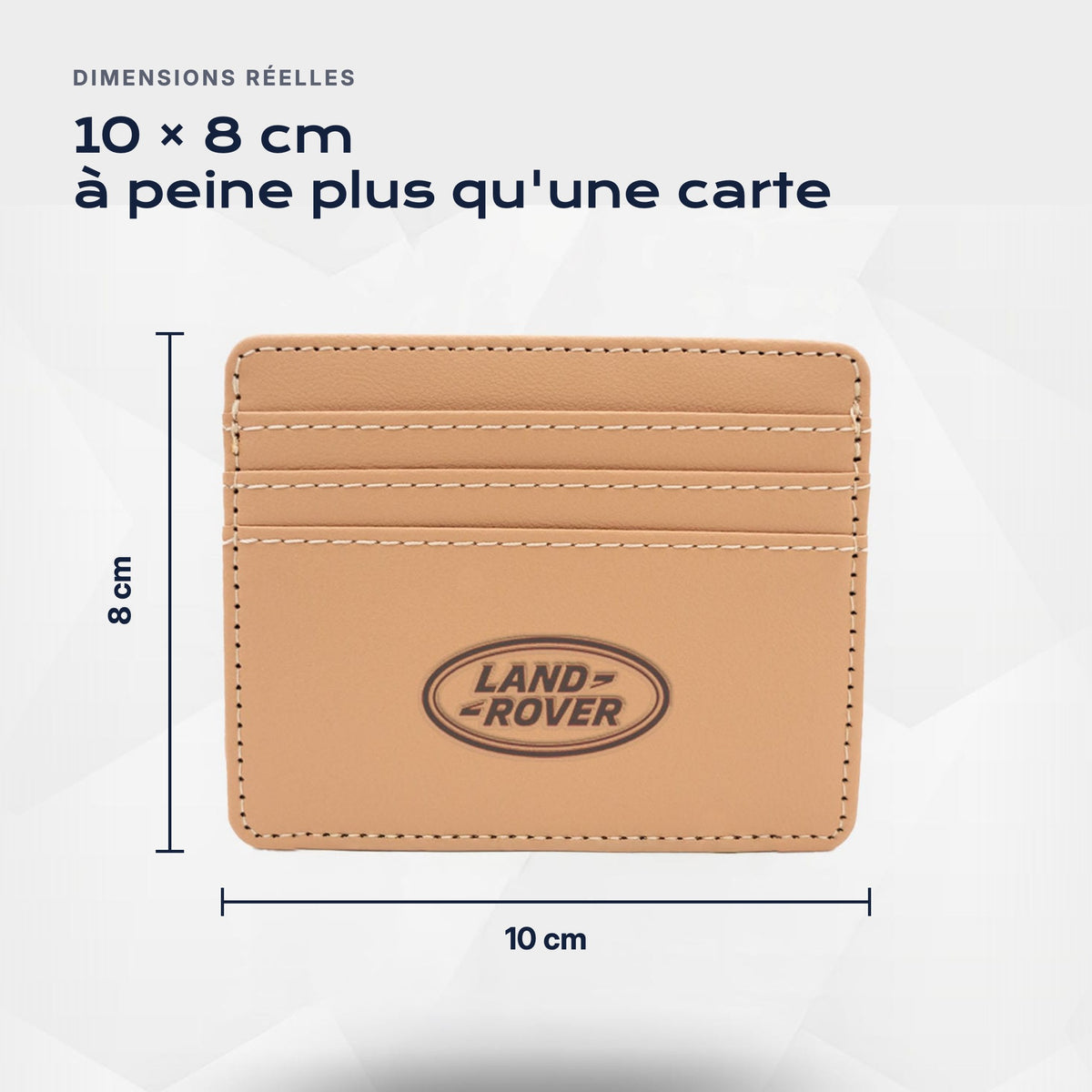 Porte-carte bancaire Land Rover Atelier Guillot : 10 × 8 cm, à peine plus qu'une carte
