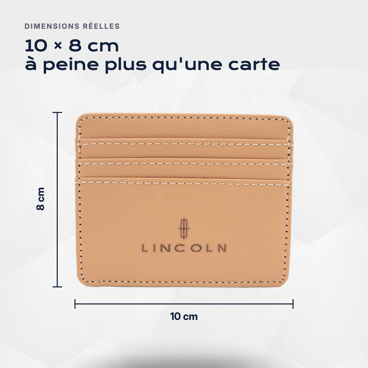 Porte-carte bancaire Lincoln Atelier Guillot : 10 × 8 cm, à peine plus qu'une carte
