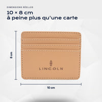 Porte-carte bancaire Lincoln Atelier Guillot : 10 × 8 cm, à peine plus qu'une carte