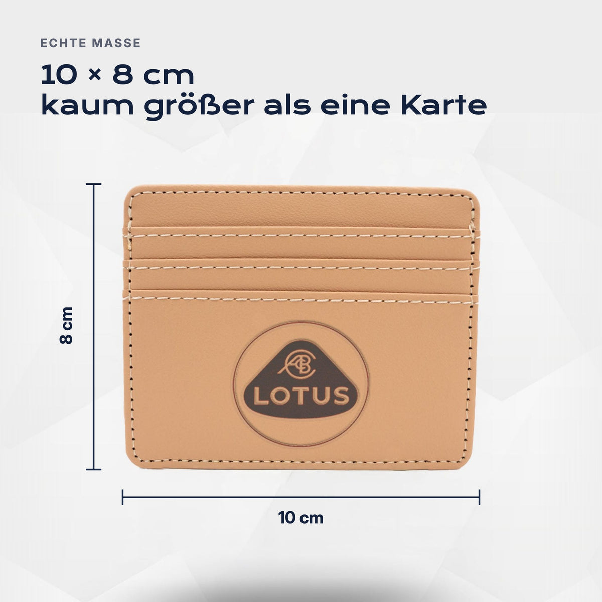 Kartenetui Lotus von Atelier Guillot: 10 × 8 cm, kaum größer als eine Karte