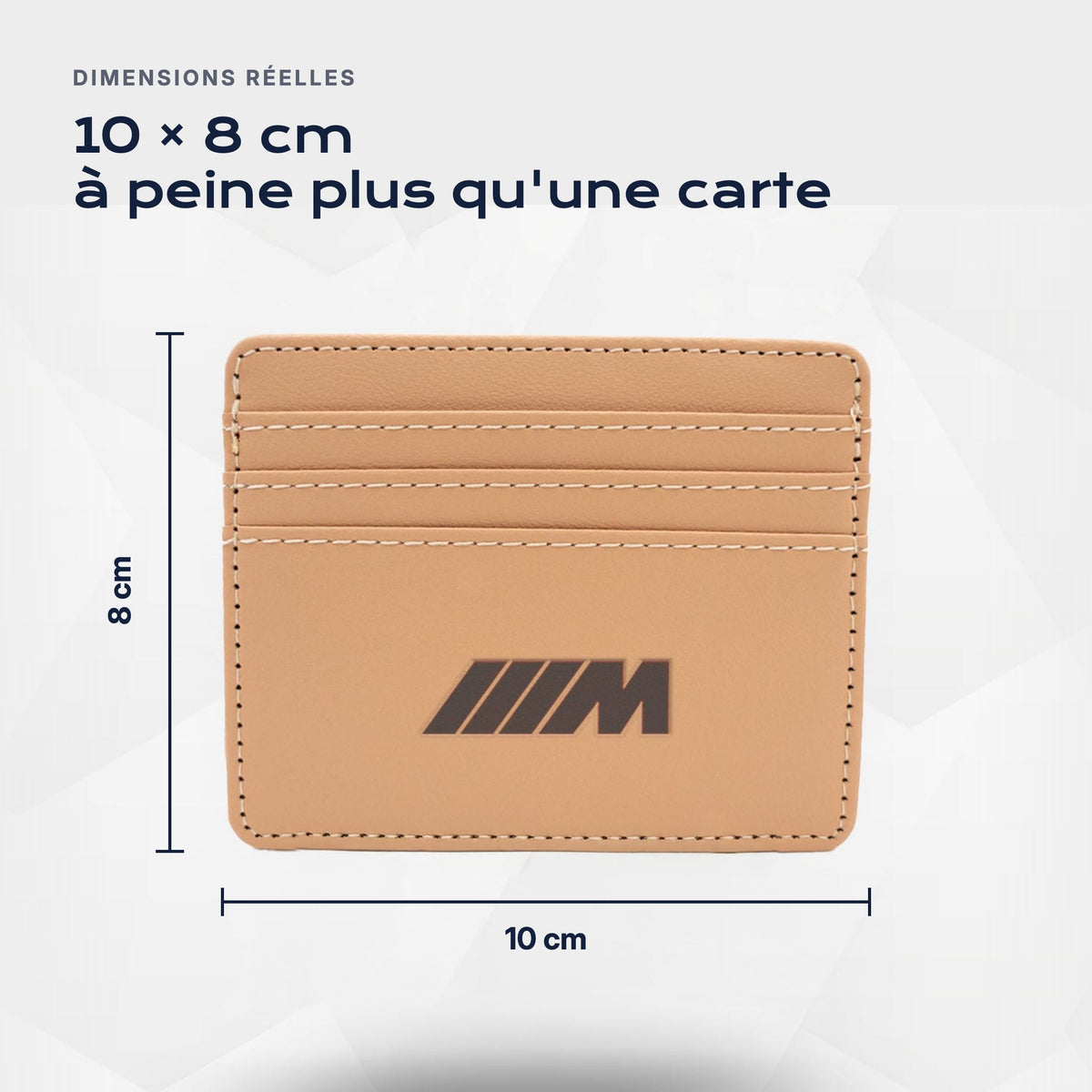 Porte-carte bancaire Pack M Atelier Guillot : 10 × 8 cm, à peine plus qu'une carte