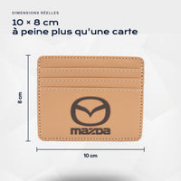 Porte-carte bancaire Mazda Atelier Guillot : 10 × 8 cm, à peine plus qu'une carte