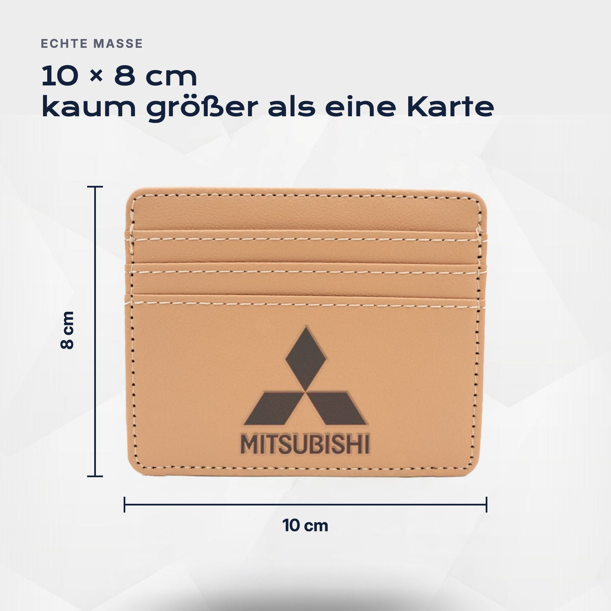 Kartenetui Mitsubishi von Atelier Guillot: 10 × 8 cm, kaum größer als eine Karte
