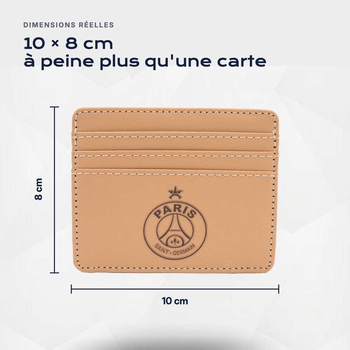 Porte-carte bancaire Paris Atelier Guillot : 10 × 8 cm, à peine plus qu'une carte