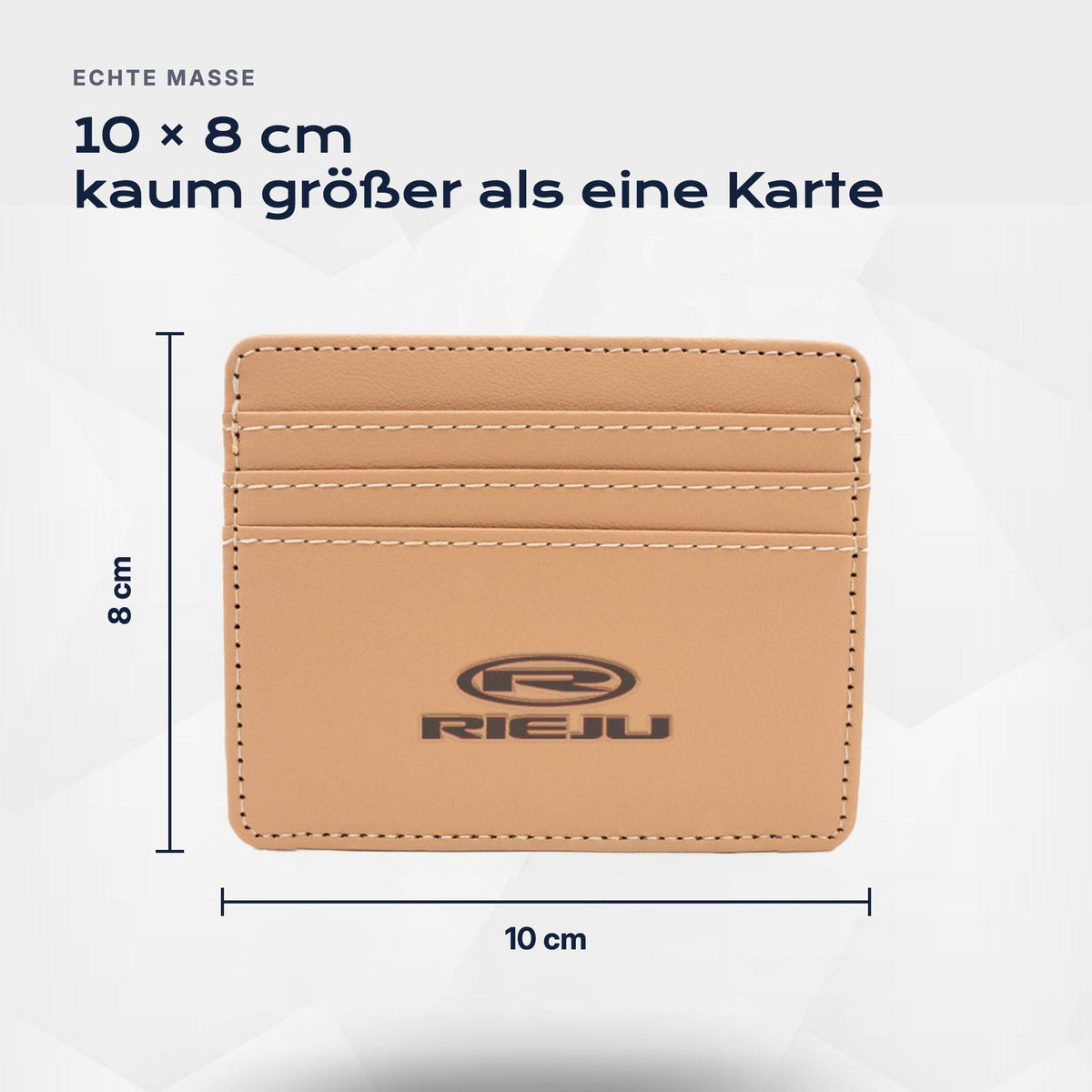 Kartenetui Rieju von Atelier Guillot: 10 × 8 cm, kaum größer als eine Karte
