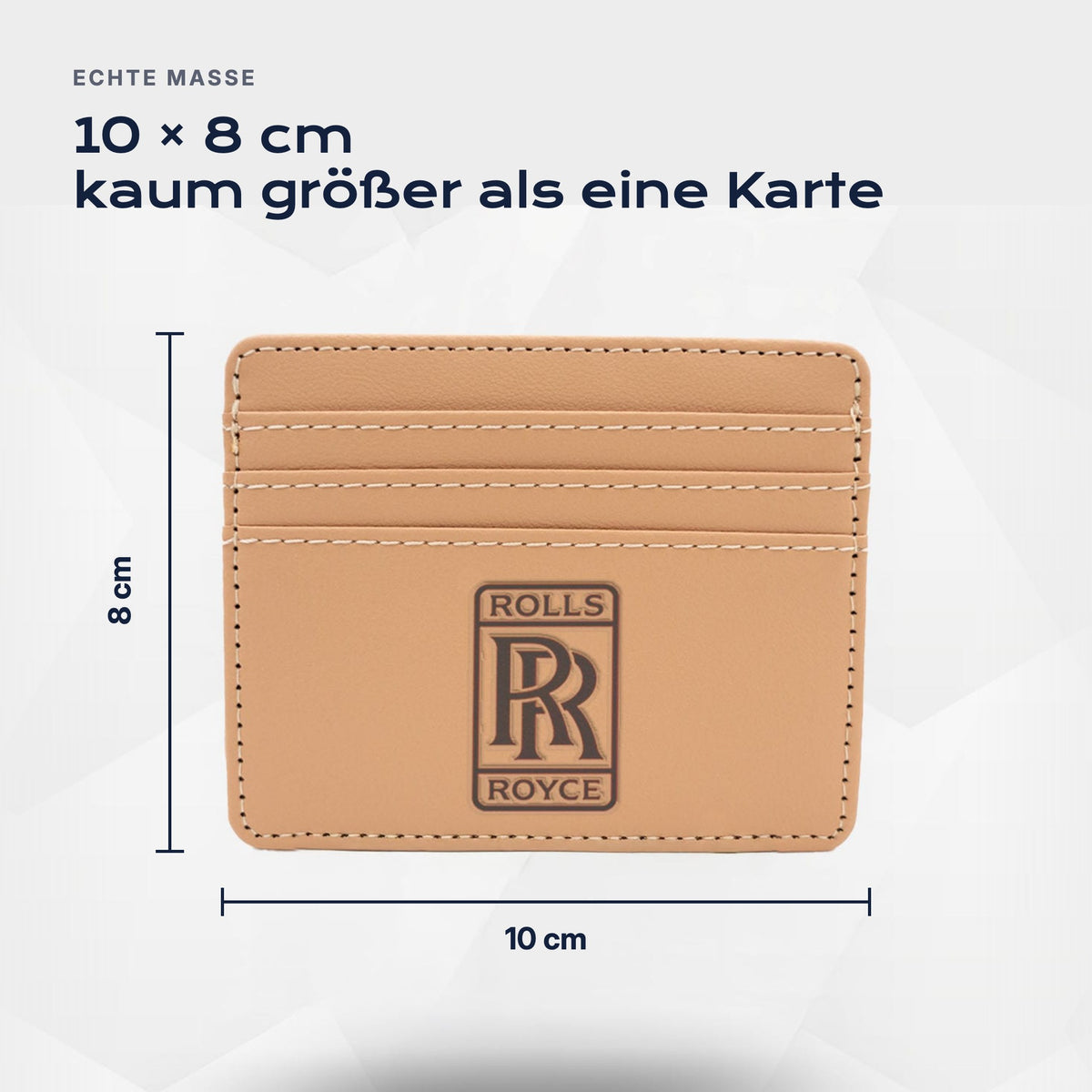 Kartenetui Rolls-Royce von Atelier Guillot: 10 × 8 cm, kaum größer als eine Karte