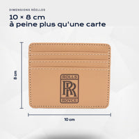 Porte-carte bancaire Rolls-Royce Atelier Guillot : 10 × 8 cm, à peine plus qu'une carte