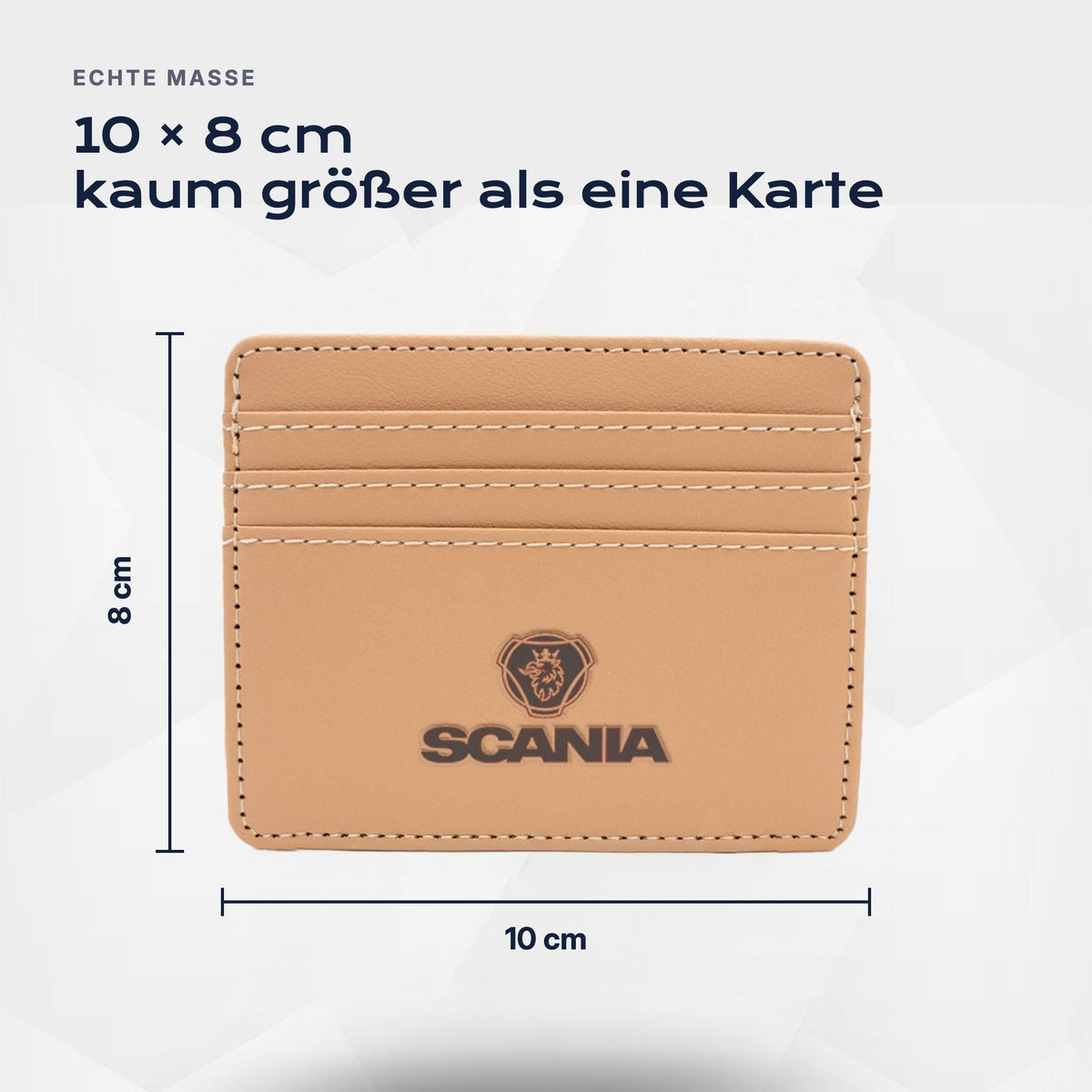 Kartenetui Scania von Atelier Guillot: 10 × 8 cm, kaum größer als eine Karte