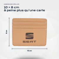 Porte-carte bancaire SEAT Atelier Guillot : 10 × 8 cm, à peine plus qu'une carte