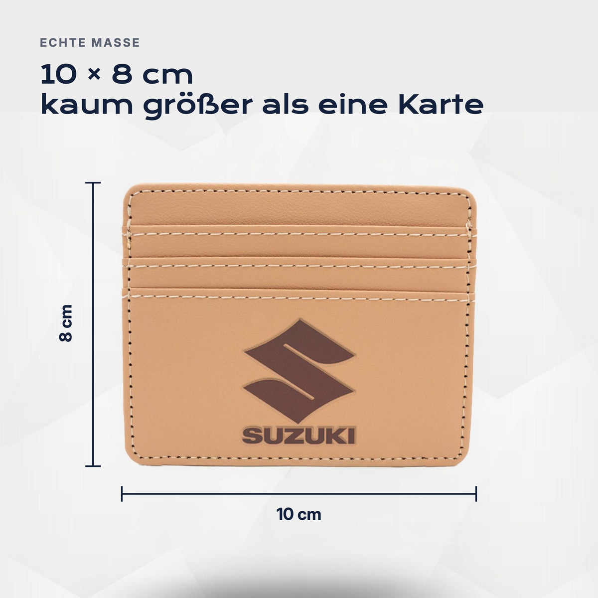 Kartenetui Suzuki von Atelier Guillot: 10 × 8 cm, kaum größer als eine Karte