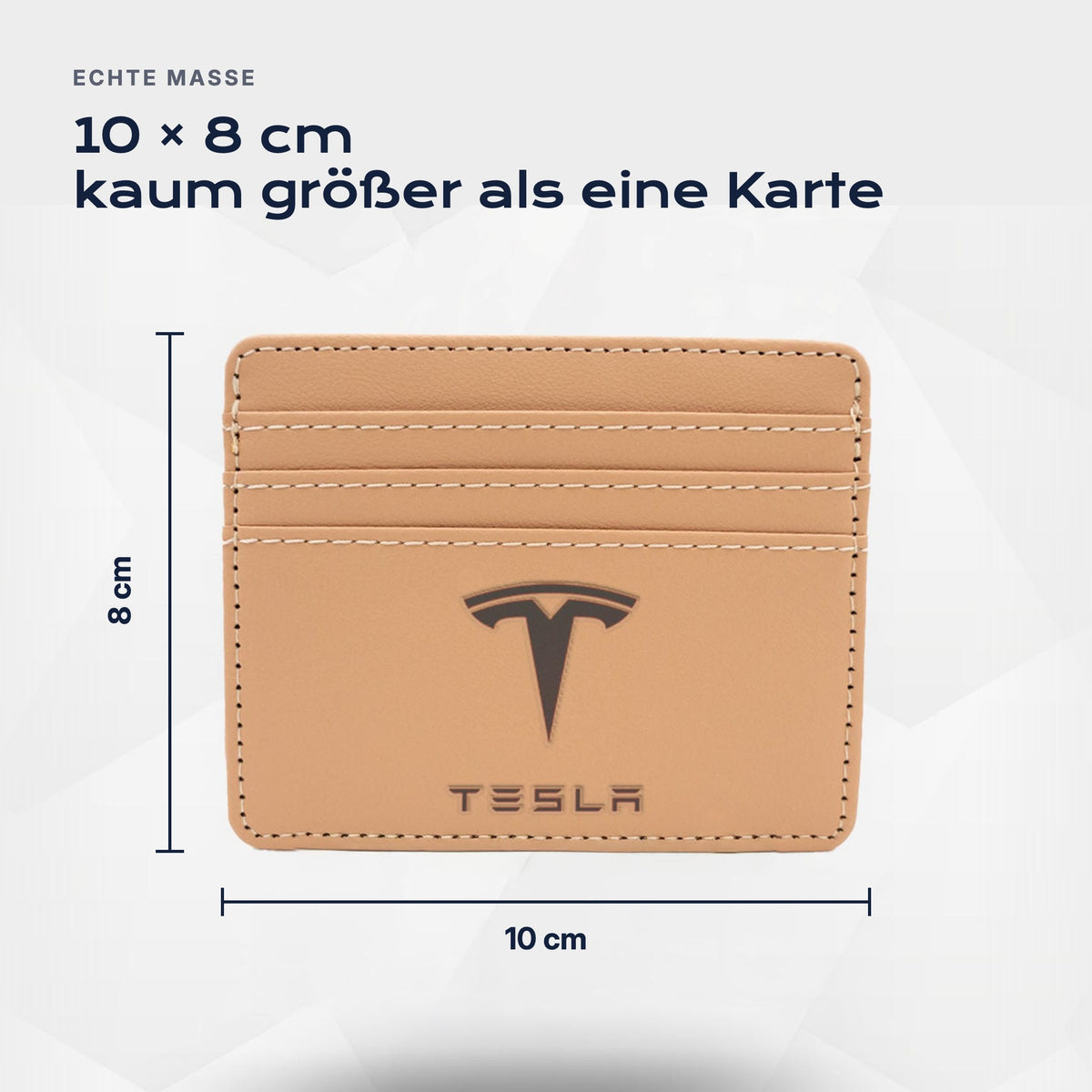 Kartenetui Tesla von Atelier Guillot: 10 × 8 cm, kaum größer als eine Karte
