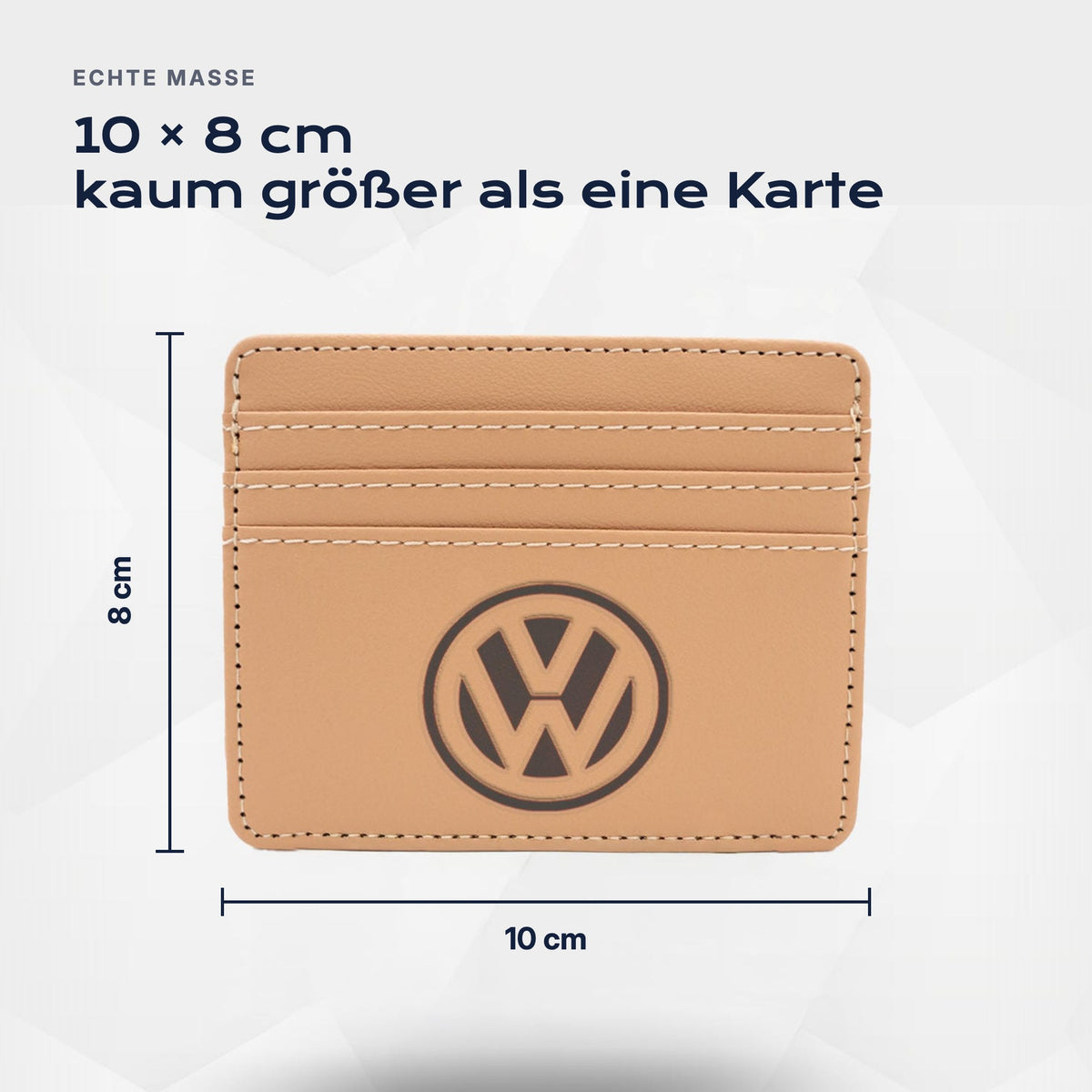 Kartenetui Volkswagen von Atelier Guillot: 10 × 8 cm, kaum größer als eine Karte