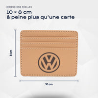 Porte-carte bancaire Volkswagen Atelier Guillot : 10 × 8 cm, à peine plus qu'une carte