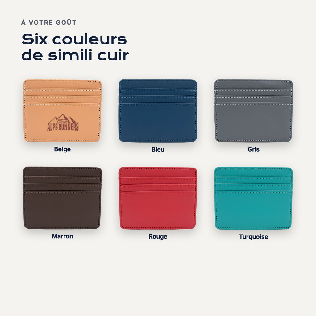 Porte-carte bancaire X Ford Alps Runners : les couleurs de simili cuir