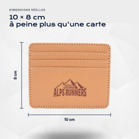 Porte-carte bancaire X Ford Alps Runners Atelier Guillot : 10 × 8 cm, à peine plus qu'une carte