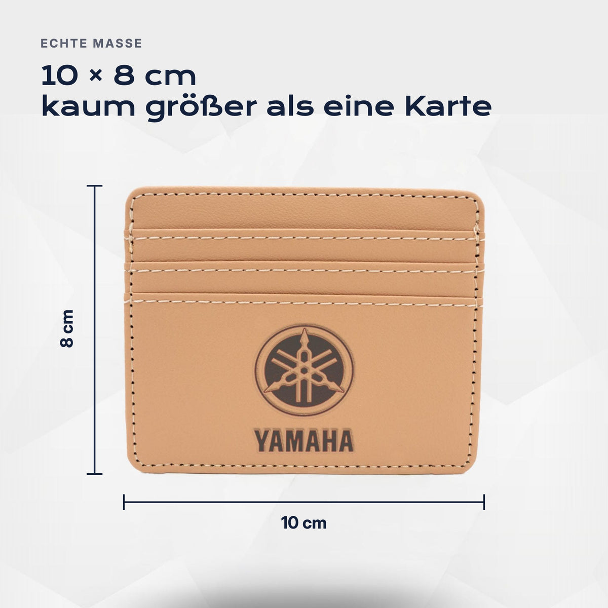 Kartenetui Yamaha von Atelier Guillot: 10 × 8 cm, kaum größer als eine Karte
